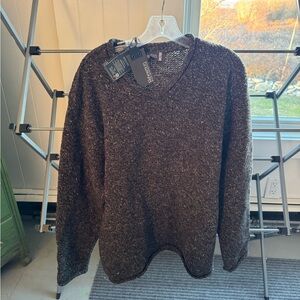 Men's Crewneck Sweater - Brown